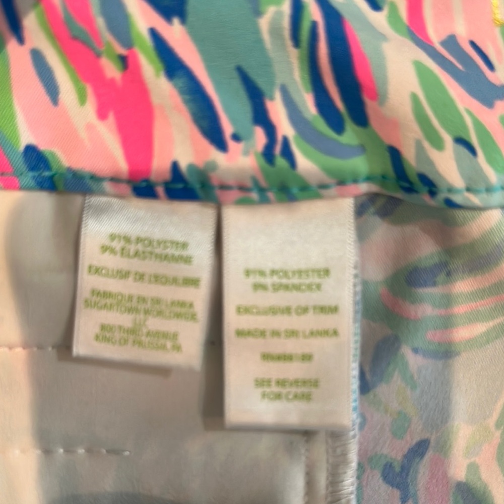 Lilly Pulitzer Luxletic Bermuda shorts size 12 - Picture 3 of 7
